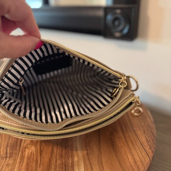 Charming Charlie Tan Crossbody Shoulder Bag - Versatile Everyday Purse - Picture 7 of 9